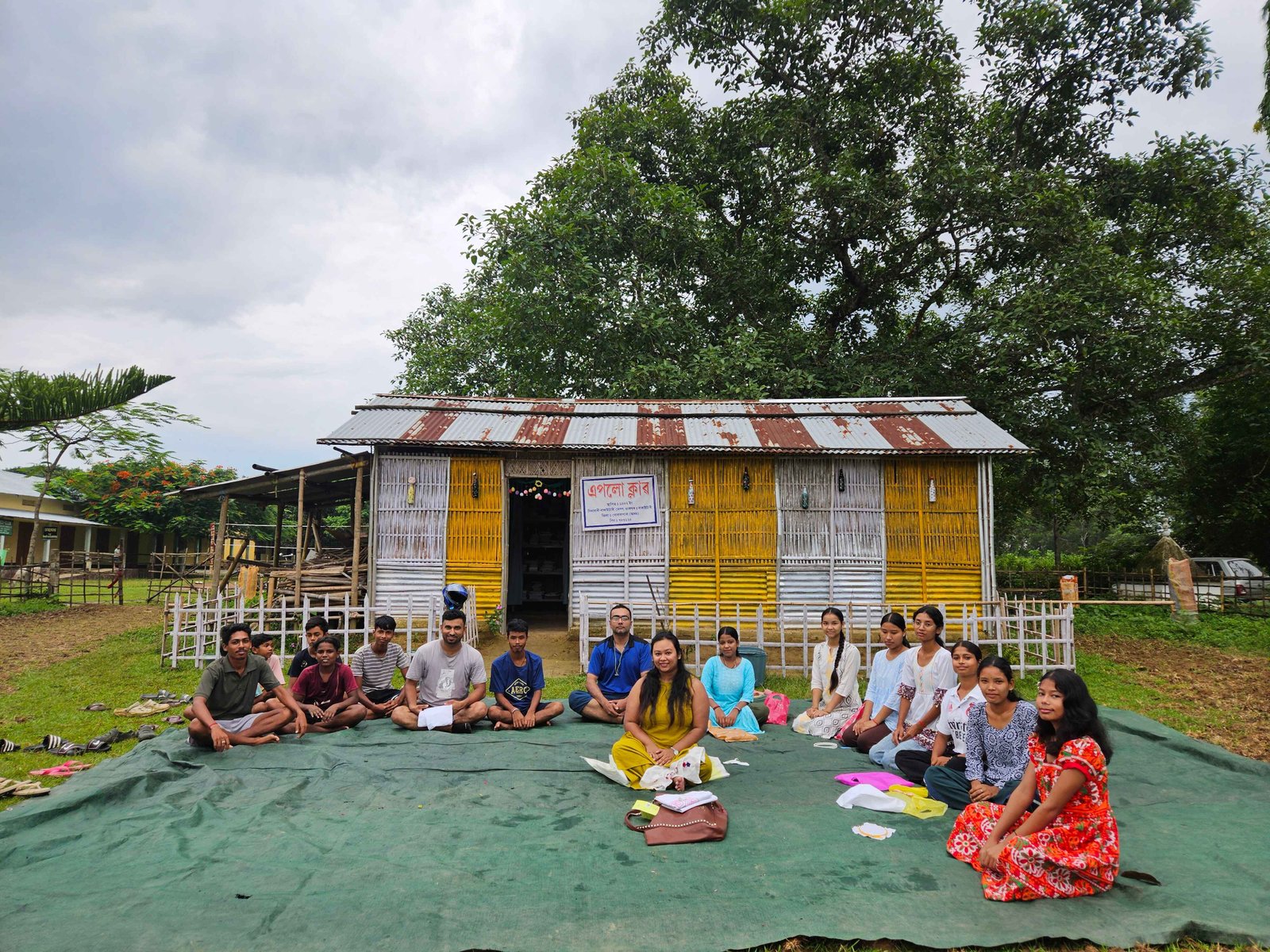 Apollo Club's bamboo structure, Sidhabari