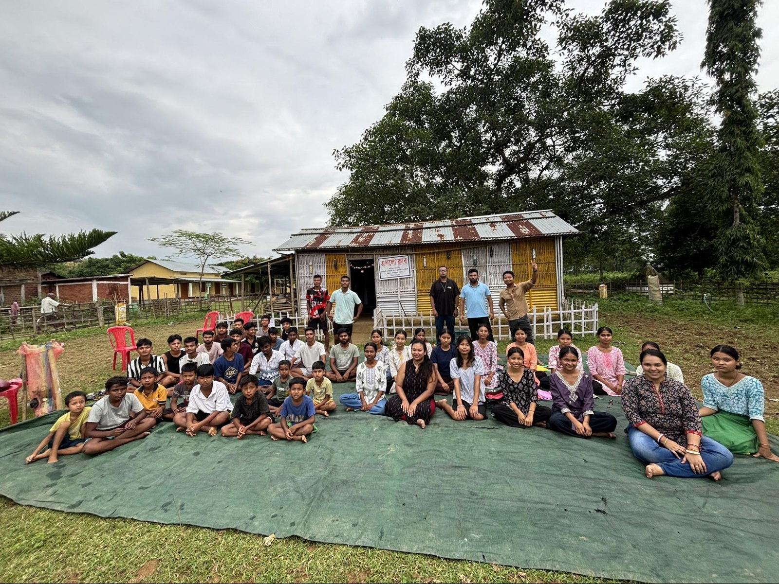 Community gathering at the Mitra Space